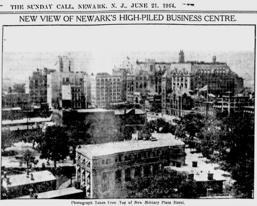 New View of Newark's High-Piled Business Centre
1914
