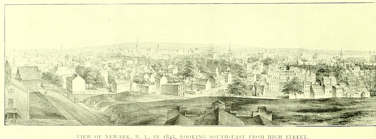 Looking South East from High Street 1845
Photo from Essex County Illustrated 1897
