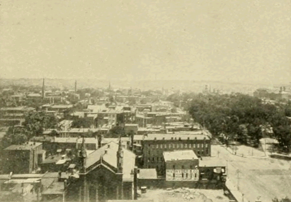 Looking North from the Prudential Building
From: Newark Illustrated 1891
