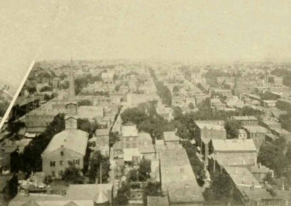 Looking West from the Prudential Building
From: Newark Illustrated 1891
