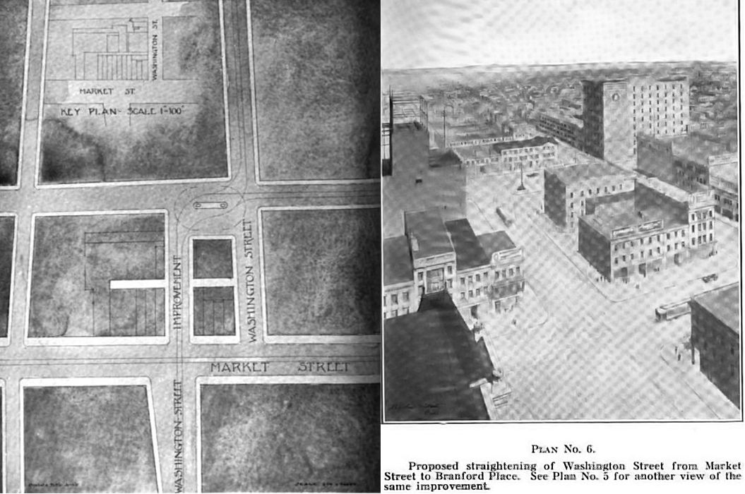 Washington & Market Street Plan 1915
From Comprehensive Plan of Newark 1915
