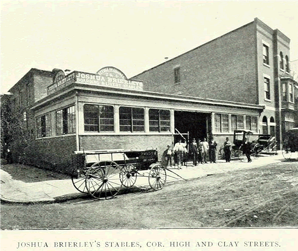 2 Clay Street
Joshua Brierley's Boarding and Livery Stables
From "Essex County, NJ, Illustrated 1897":
