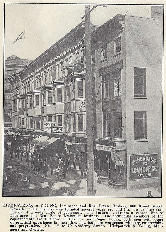 17 - 29 Academy Street Looking West
Photo from "Newark 1909 - 1910"
