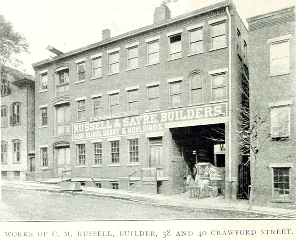 38 Crawford Street
C. M. Russell Builder
From "Essex County, NJ, Illustrated 1897":
