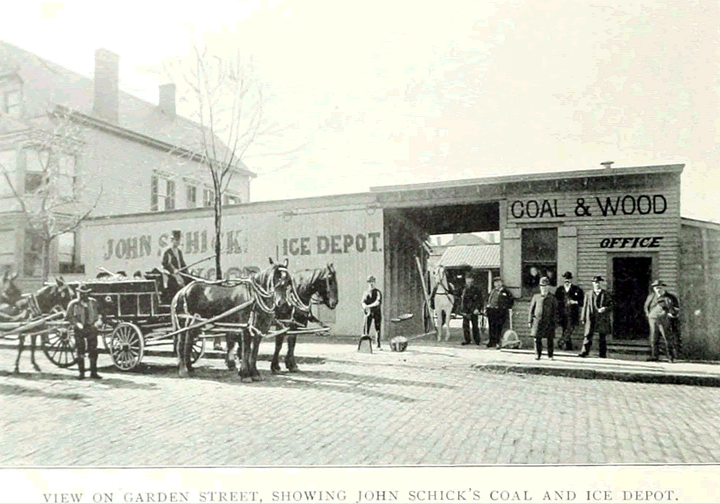 76 Garden Street
John Schick's Coal and Ice Depot
From "Essex County, NJ, Illustrated 1897":

