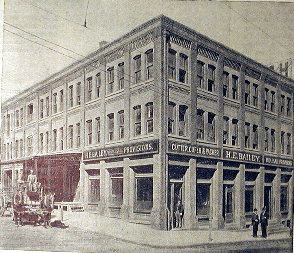 101 South Orange Avenue
H. E. Bailey Provisions
From "Newark - New Jersey's Greatest Manufacturing Centre, Illustrated" Published 1894 by The Consolidated Illustrating Co.
