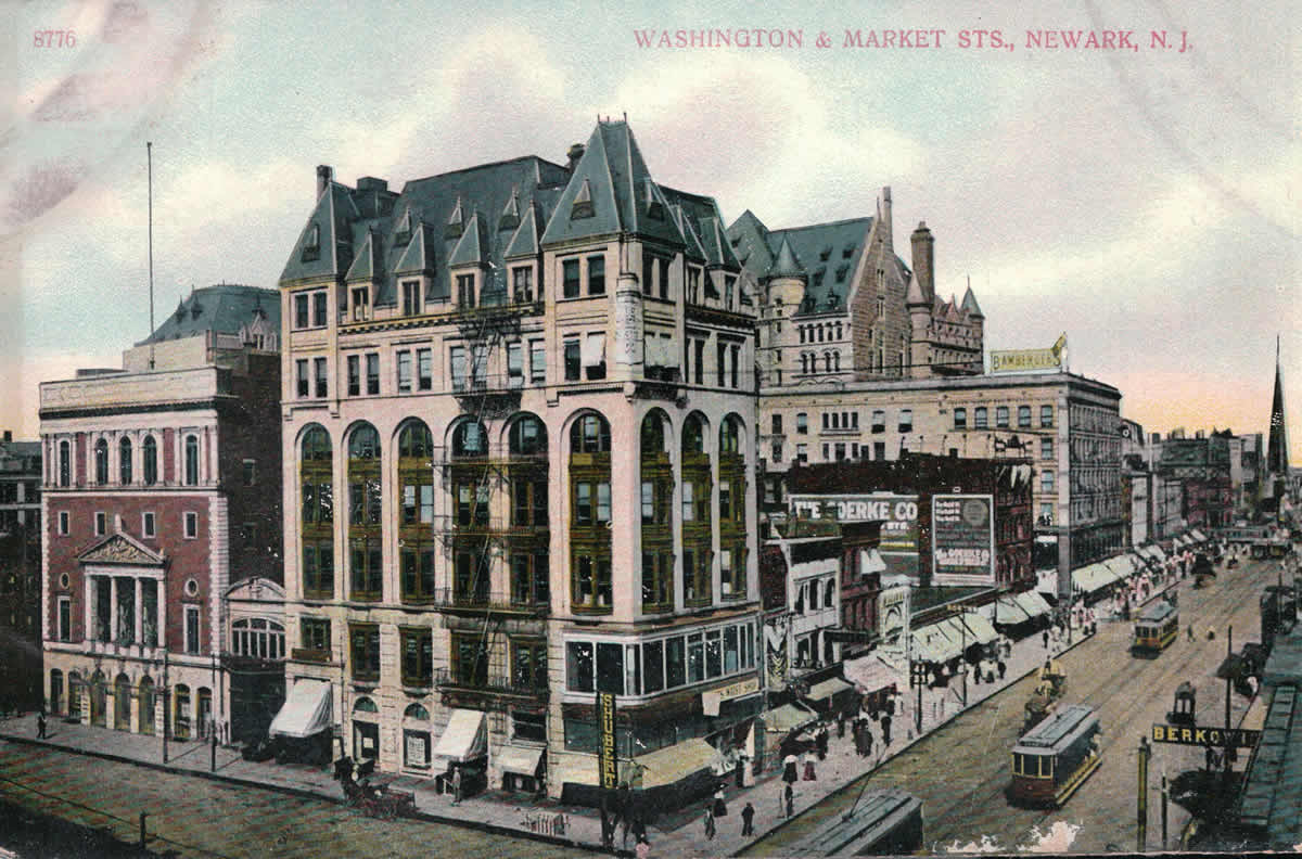 109 Market Street
Before Bamberger's built their store on this corner

Postcard
