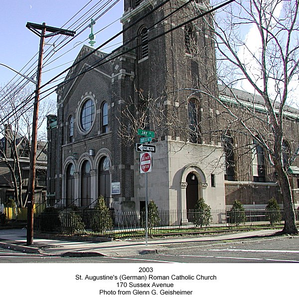 170 Sussex Avenue
St. Augustine's (German) Roman Catholic Church
