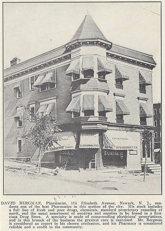 175 Elizabeth Avenue
From: "Newark Illustrated 1909-1910" Published by Frank A. Libby 1909
