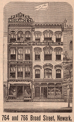 764 Broad Street
New Jersey Business College - 1883
