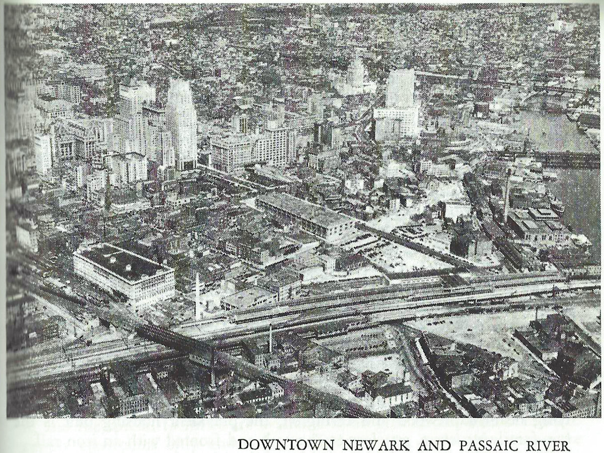 Panorama of Newark and Passaic River
