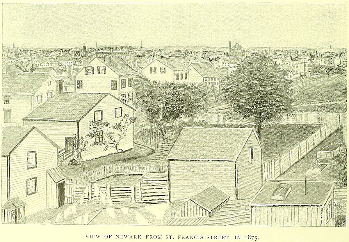 Looking West from St. Francis Street
Photo from Essex County Illustrated 1897
